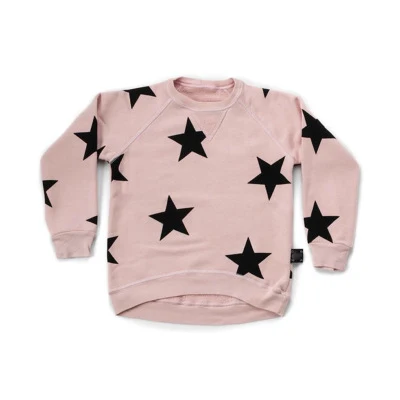 Pink Star Shirt Комплект одежды для детей; коллекция года; сезон осень-зима; StRafina; куртка для мальчиков и девочек; толстовка; брюки; детский топ; футболка; платье; детская одежда - Цвет: Pink Star Shirt