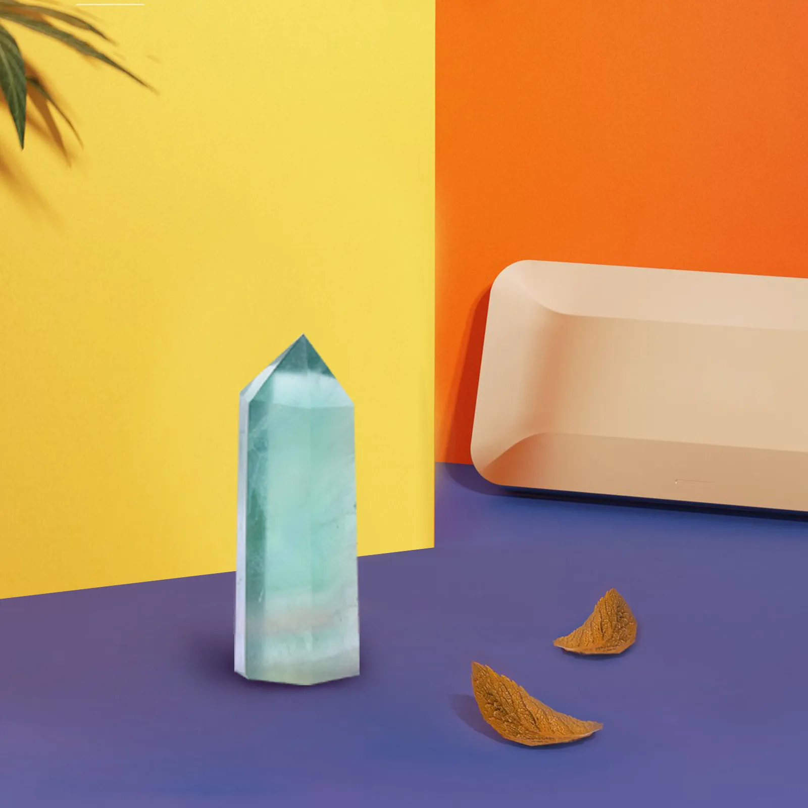 Натуральный гексагональный Кристалл кварцевая лечебная флюоритовая палочка