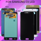 1 шт. протестированный 5,2 дюймовый OLED-дисплей C5 для Samsung Galaxy C5000 ЖК-дисплей с сенсорным экраном дигитайзер в сборе Замена