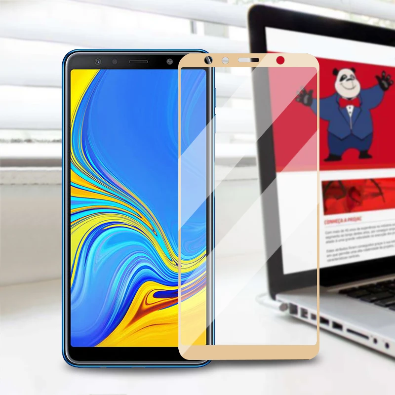 Закаленное стекло для Samsung Galaxy J3 J7 J5 A5 A3 Prime полное покрытие Стекло экрана для Sumsung Galaxy A8 A530 золото