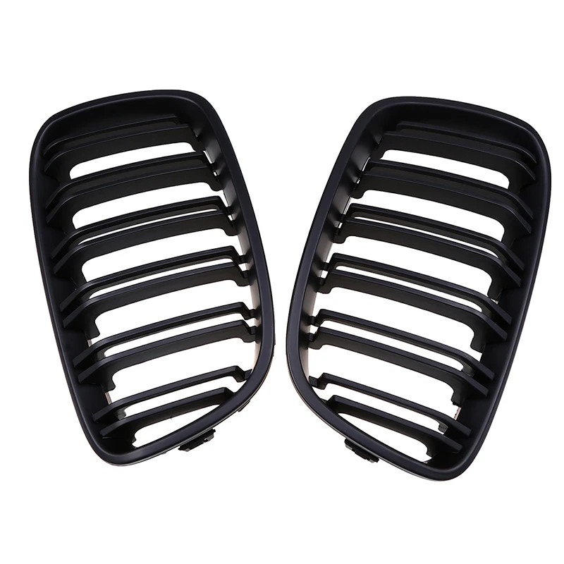 Автомобильная матовая Черная решетка радиатора POSSBAY декоративные решетки для BMW 1