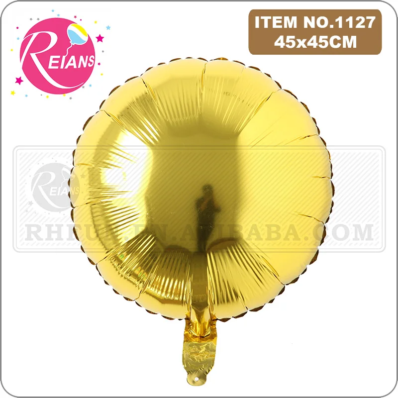 

18 inch round pure Foil Balloon helium Balls Silver Wedding Happy Birthday Party Decoration Inflatable kids Toys Air globos
