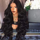 Парики Maxine 13x 413X6 HD с прозрачной кружевной передней частью, человеческие волосы 180% Плотность 12 А, бразильские волнистые человеческие волосы, парики для чернокожих женщин