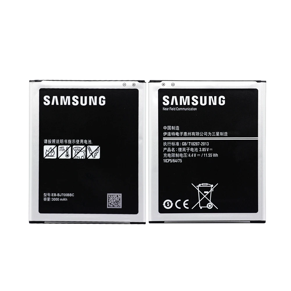 Оригинальная батарея samsung EB-BJ700BBC 3000 мА/ч, samsung Galaxy J7 J700 J700H SM-J700F J700M Замена батареи сотового телефона