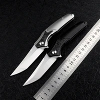 high hardness m390 titanium blade cf handle sharp jungle outdoor camping hunting self defense tool kitchen fruit folding knife