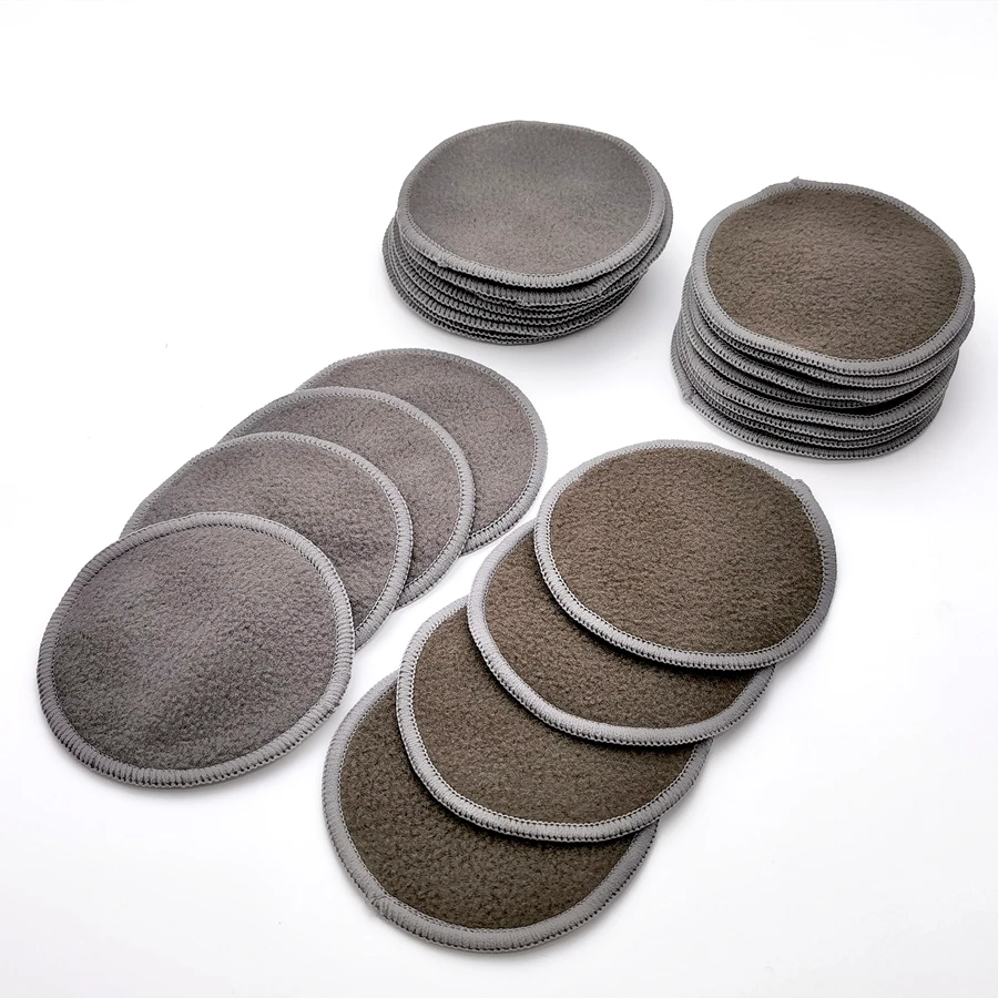 

Reusable Bamboo Makeup Remover Pads 12pcs/Pack Washable Rounds Cleansing Facial Cotton Make Up Removal Pads Tool