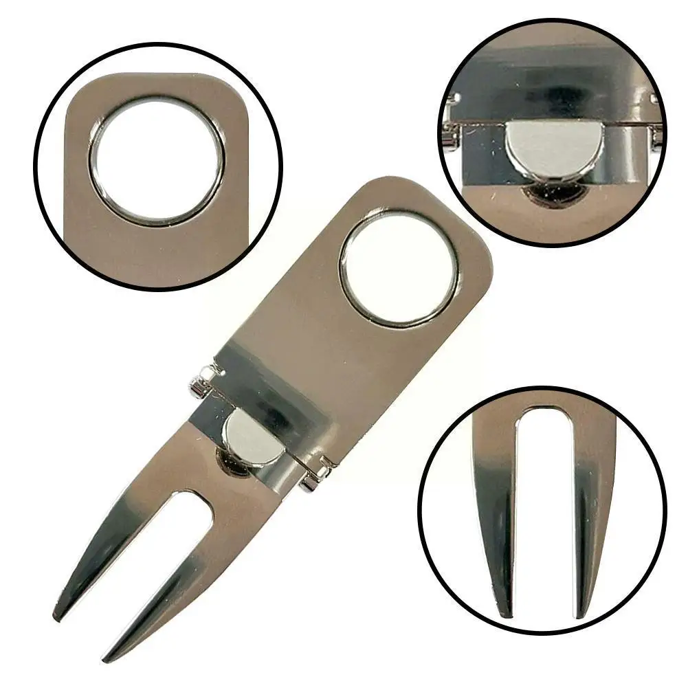 

Golf Sports Cigar Holder Metal Golf Turf Tool With Smoke Ball Mark Rack Cigarette T3N8