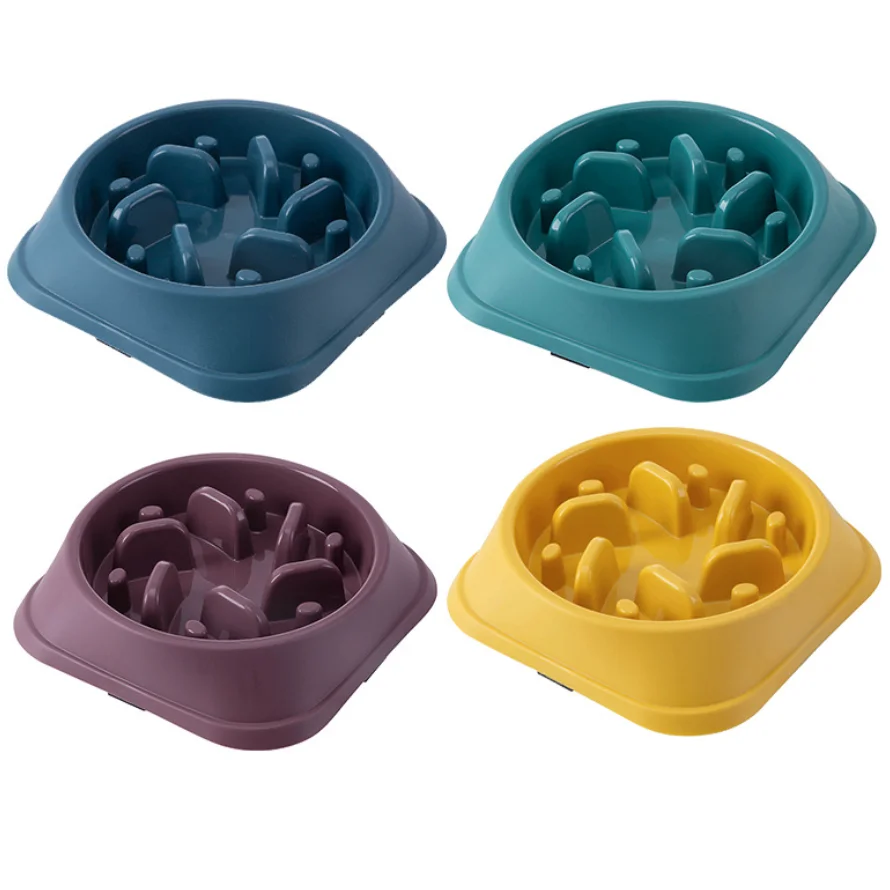 

Pet Bowls Stop Bloat Peanut Butter Lick Pad Anti Gulping Healthy Eating Non Slip Dog Slow Feeding Pets Bowl Slow Eating for Dogs