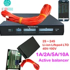 Балансирующий активный эквалайзер с литиевой батареей 1A 2A 5A 10A Bluetooth 2S  24S BMS Li-Ion Lifepo4 LTO JK, плата защиты балансировки 4S