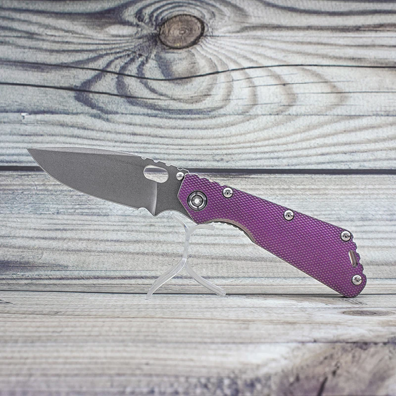 

EVIL EYES Custom Folding Knife Strider SMF #23 TC4 Titanium Handle M390 Blade Outdoor Pocket EDC Strong Tactical Camping Tools