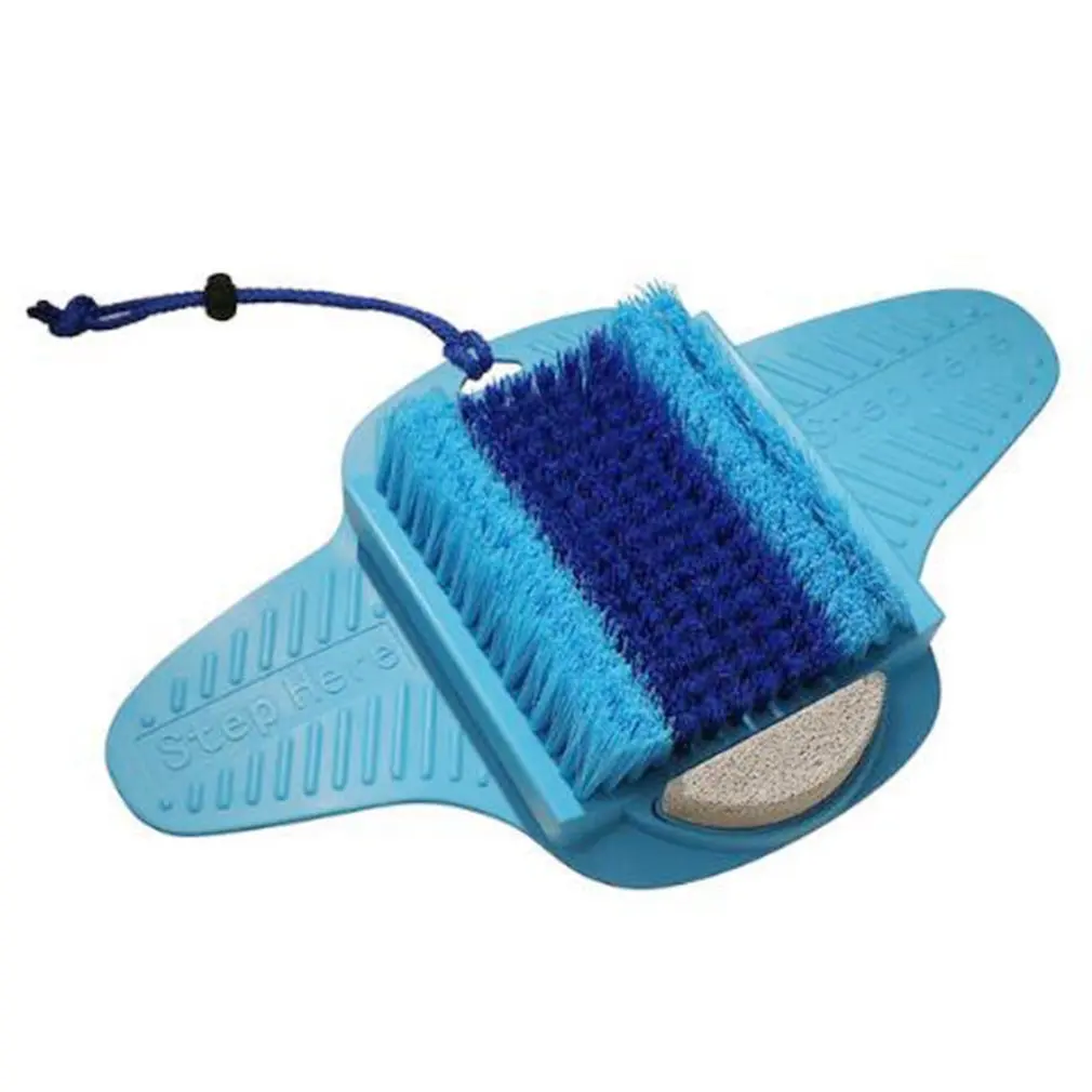 

Shower Foot Scrubber With Pumice Stone Foot Clean Smooth Exfoliate Massager Bathtub Foot Dead Skin Callus Remover