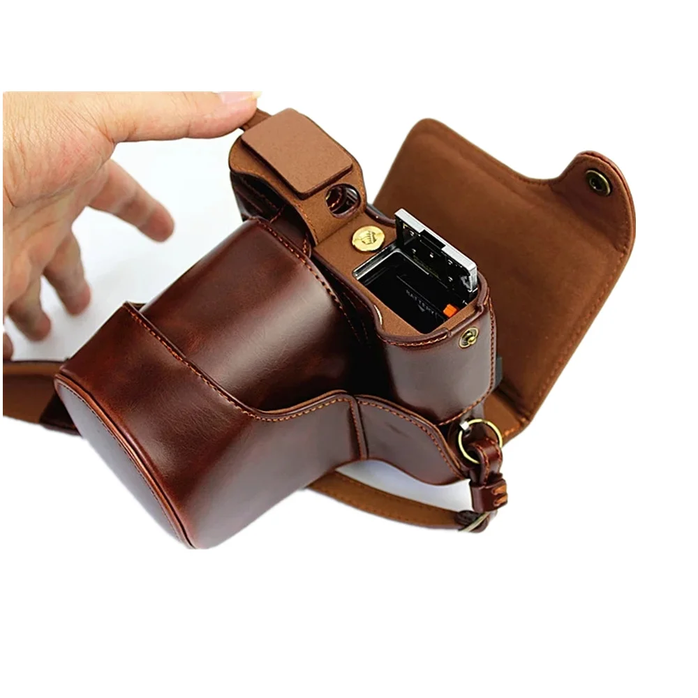 Роскошный чехол из искусственной кожи Камера сумка для цифровой камеры Fujifilm XT10