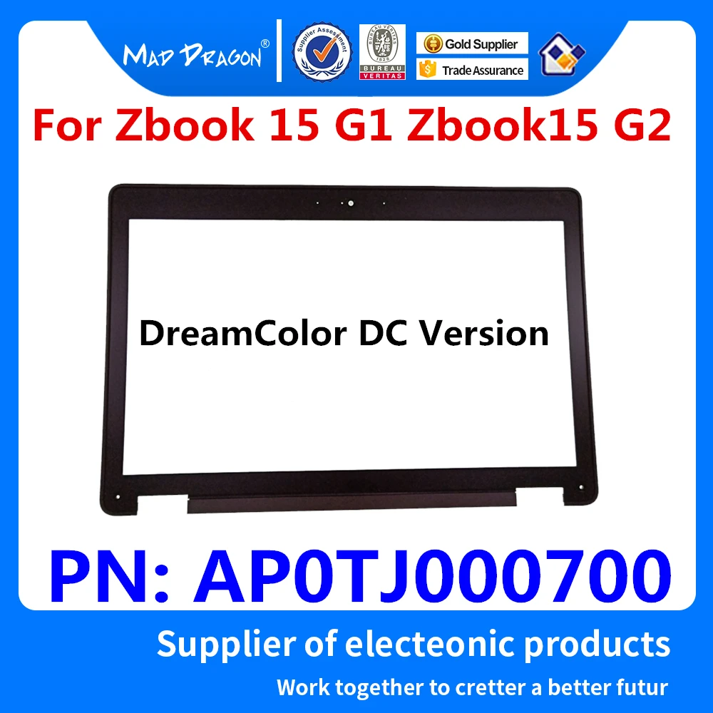 

new original Laptop DreamColor DC Version LCD Front Bezel Cover Shell For HP Zbook 15 G1 Zbook15 G2 G1 G2 AP0TJ000700