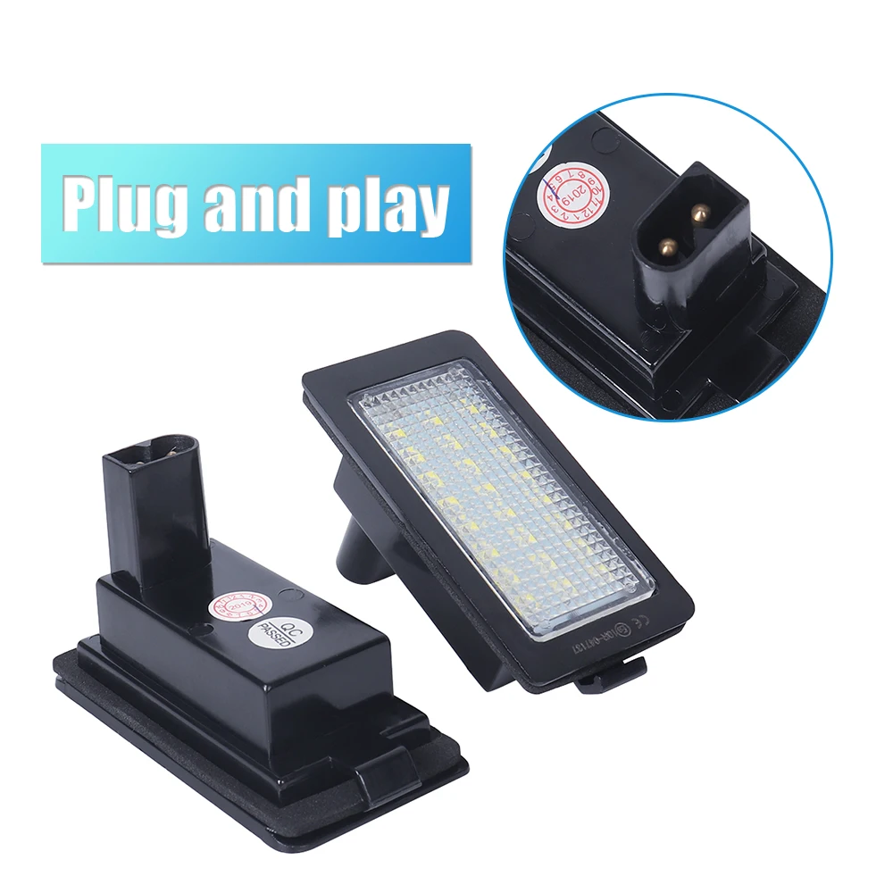 2 шт. светодиодный автомобильный номерной знак светильник аксессуары для BMW E38 7