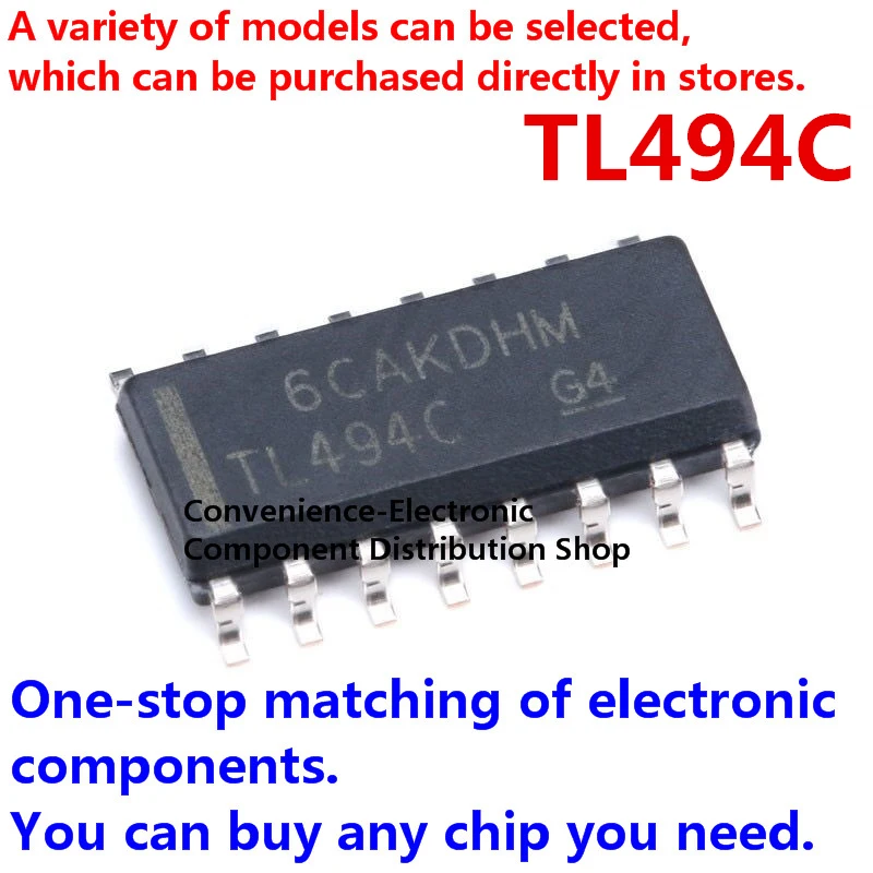 

20PCS/PACK TL494 CDR TL494C TL494 SOP-16 DIP-16 Pulse Width Modulation Control Circuit
