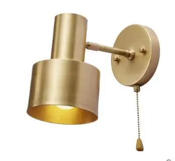 WALL LIGHT Железное Настенное подвесное индивидуальное круглое зеркало, креативное зеркало для ванной комнаты, простое модное туалетное зеркало для ванной комнаты ZSP12291 - Цвет: WALL LIGHT