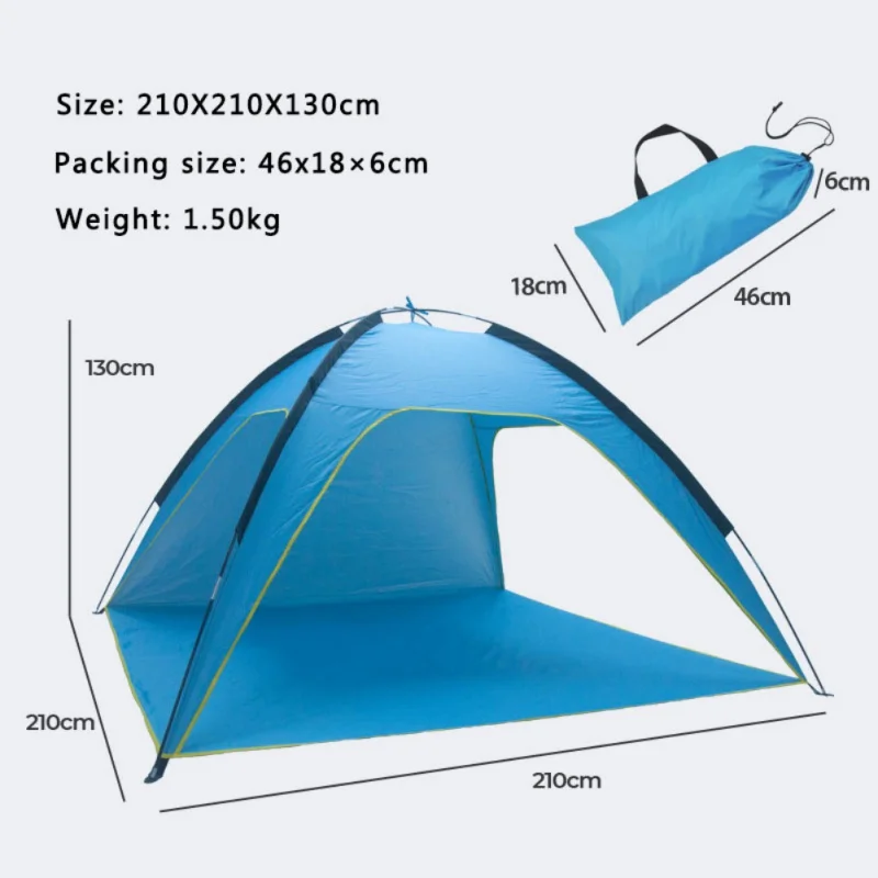 

Отдых на природе укрытия от солнца Пляжная Палатка палатки козырек от солнца тент УФ Защита для кемпинга на открытом воздухе Пеший Туризм п...