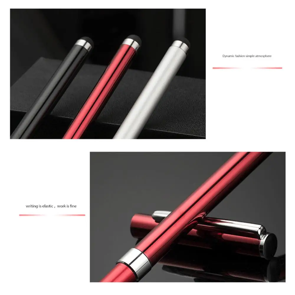 2 в 1 емкостный стилус для сенсорного экрана стилус-карандаш авторучка планшета