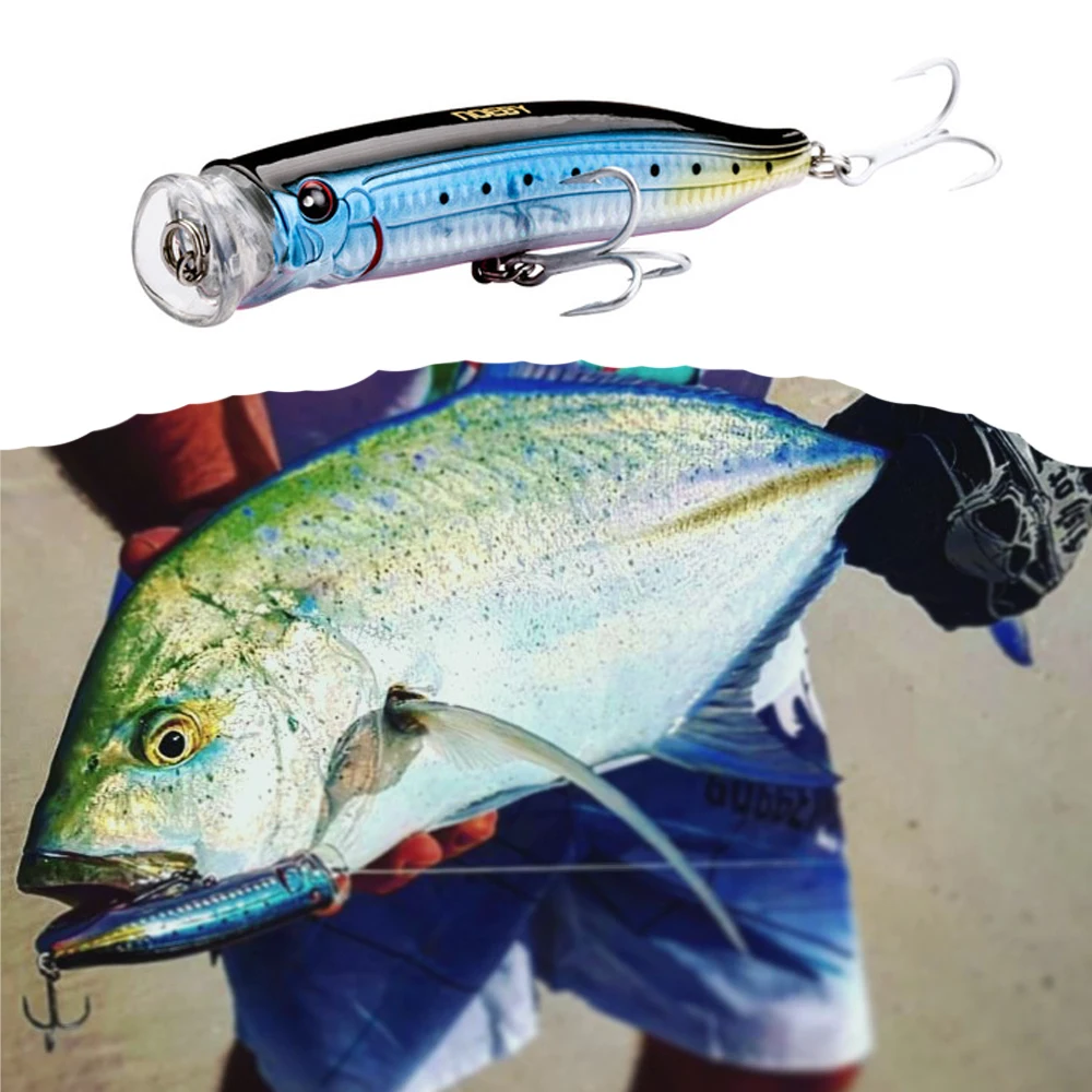 Рыболовная приманка Поппер NOEBY 100 мм/19 г 120 мм/29 г|leurre peche souple|peche soupleminnow fishing |