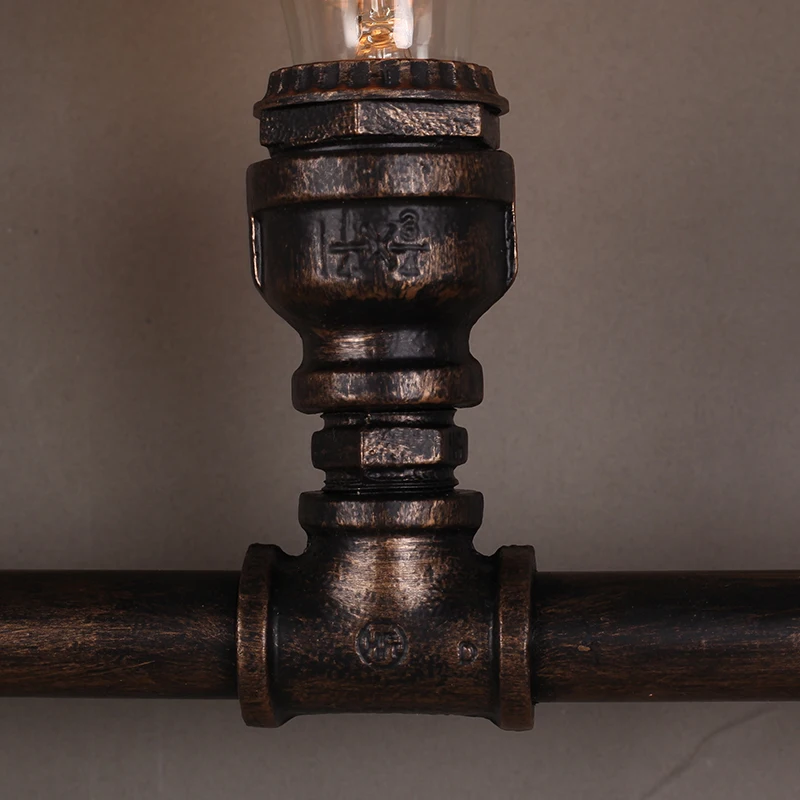 Лофт в стиле ретро индастриал гостиная столовая кисточка креативное освещение