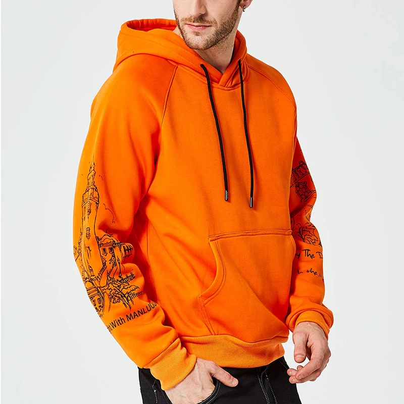 

Men's Sweatshirts Long sleeve Men Hoodies Autumn Male Fashion Brand Street Style Hoodies Print Splice Hoodies Streetwear MWW215