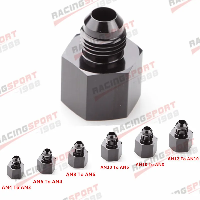 

ADLERSPEED AN4 6 8 10 12 16 Female To AN3 4 6 8 10 12 Male Flare Reducer Fitting Adapter