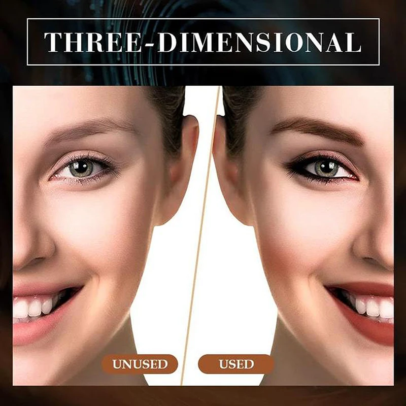 

3 in 1 Eyebrow Cream Set with Brush Reusable DIY Eyebrow Stencil Portable Waterproof Eye Makeup Tools Eyebrow Stencil WH998