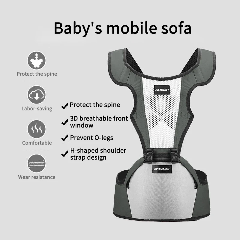 

0-36 Months Ergonomic Baby Carrier Baby Kangaroo Child Hip Seat Tool Baby Holder Sling Wrap Backpacks Baby Travel Activity Gear