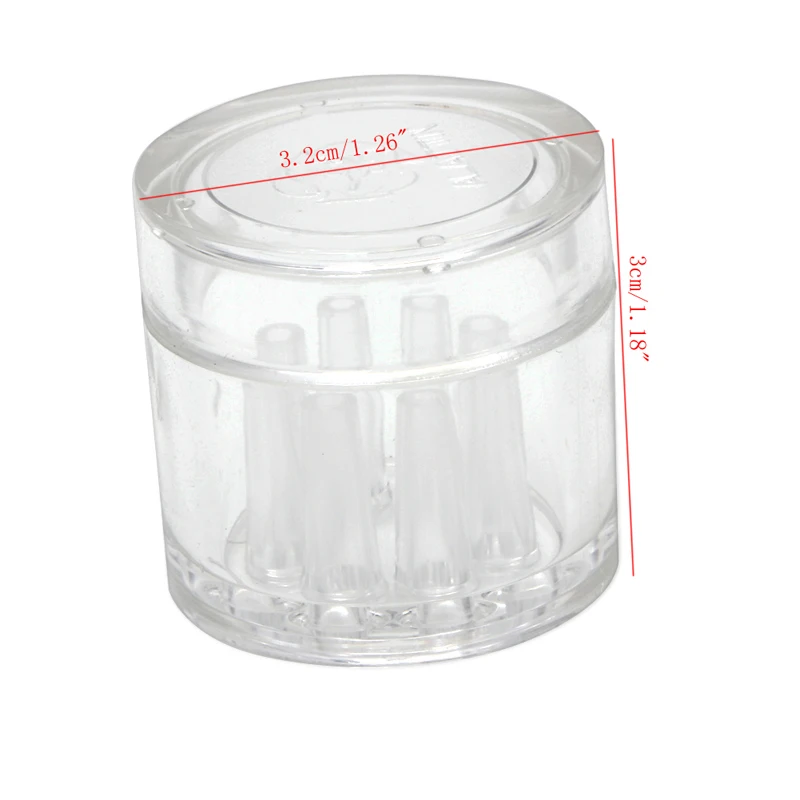 

8 Holes Transparent Plastic Aquarium Tank Catcher Trap Tube Trapper for Planaria Worm Leech Fish Tank Supplies