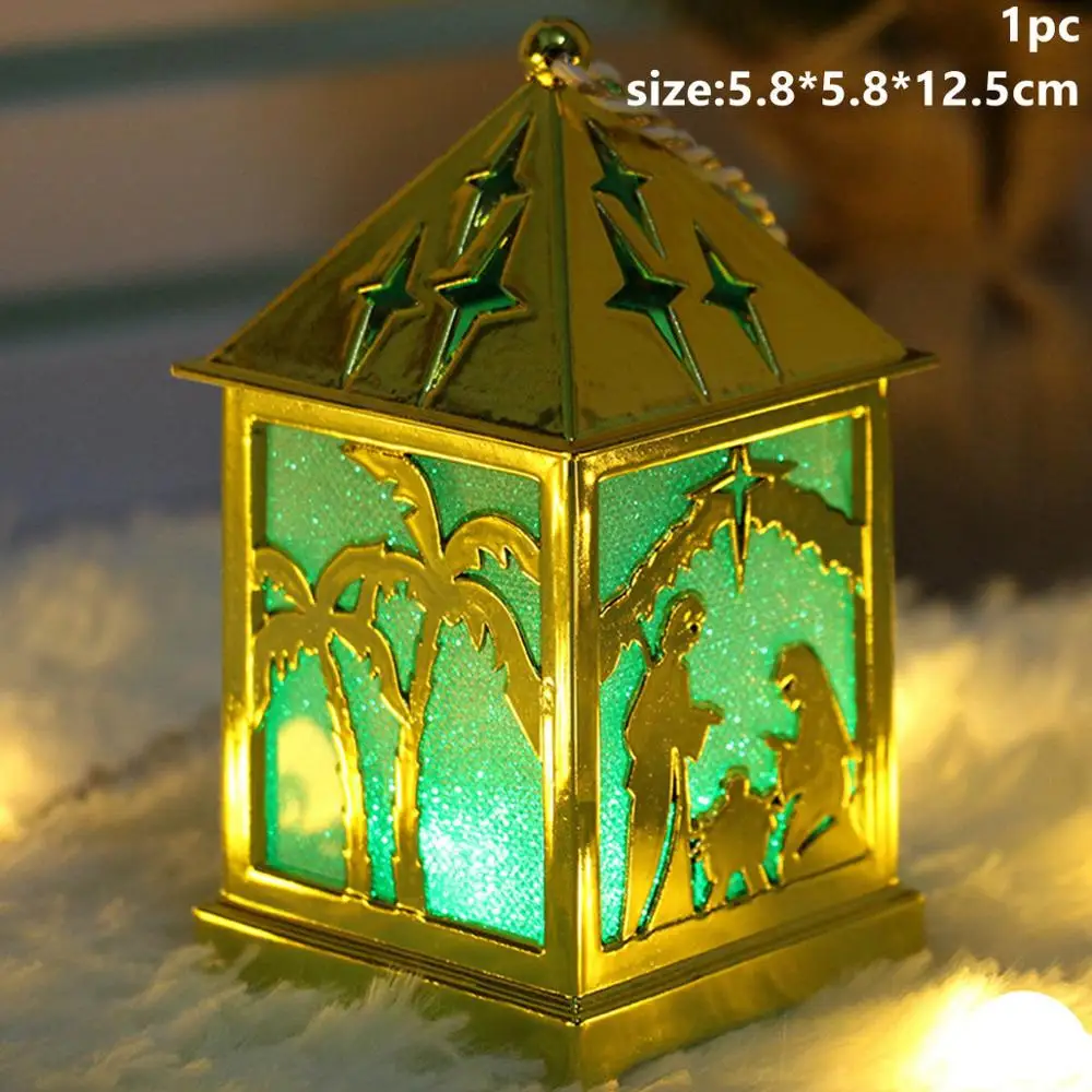 Xmas Light 6 Taoup Счастливого Рождества светодиодный свет Подвески Висячие украшения Рождественская Украшение стола для дома Рождественские Санта Клаус огни снеговик - Цвет: Xmas Light 6