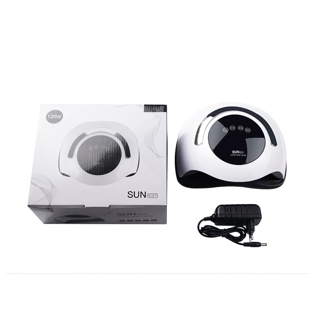 Новинка Лидер продаж Модные 120 Вт лампа для ногтей Светодиодный УФ-лампа лечения