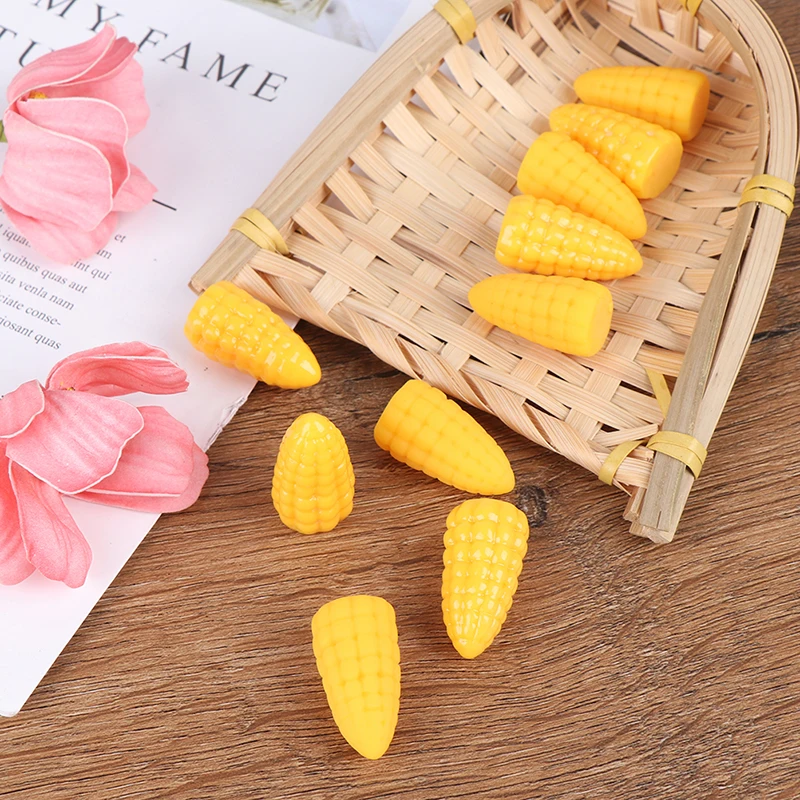 Кукольный домик овощи кукольный миниатюрная Кукуруза мини конфеты кукуруза для