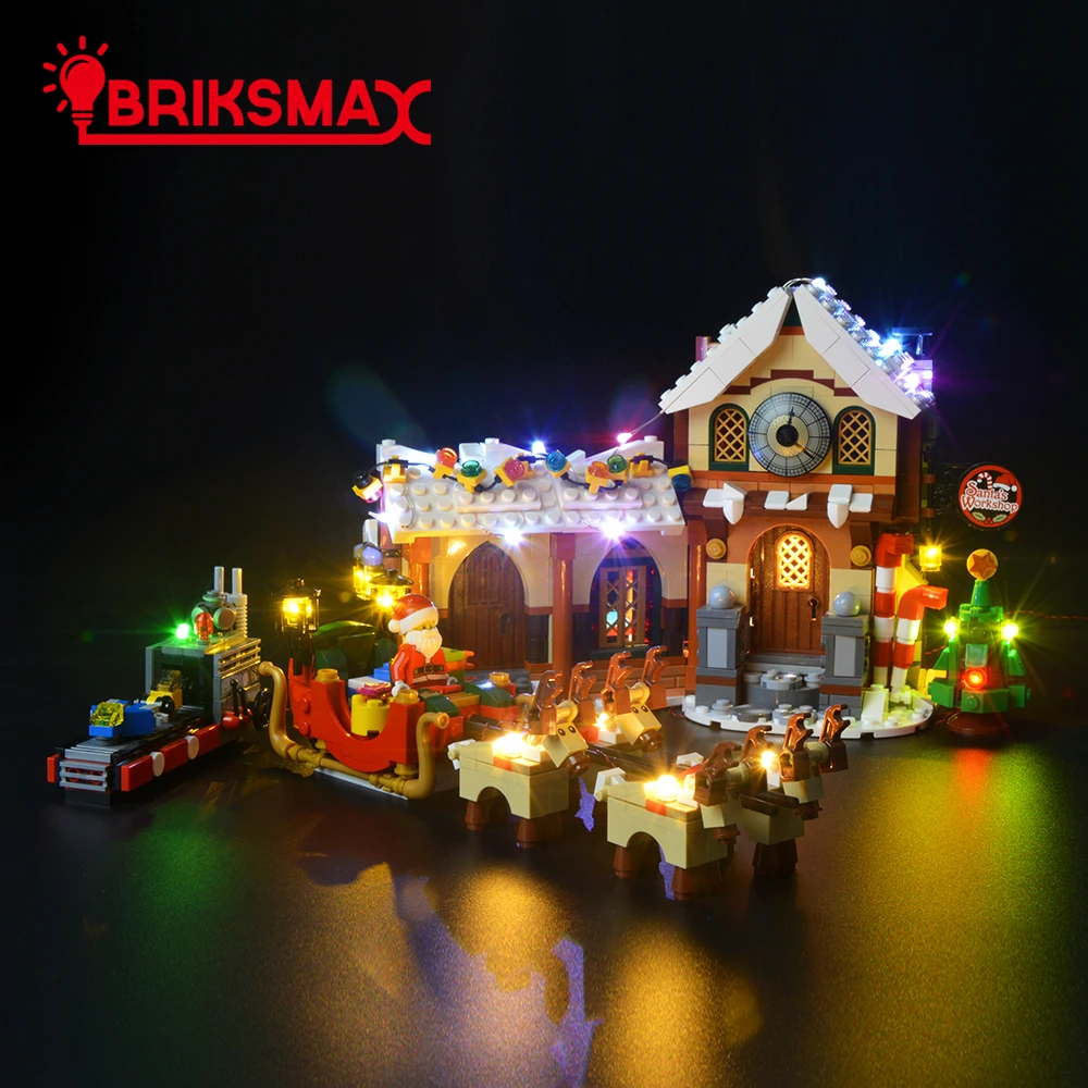 

BriksMax Led Light Up kit For 10245 Christmas Santa's Workshop