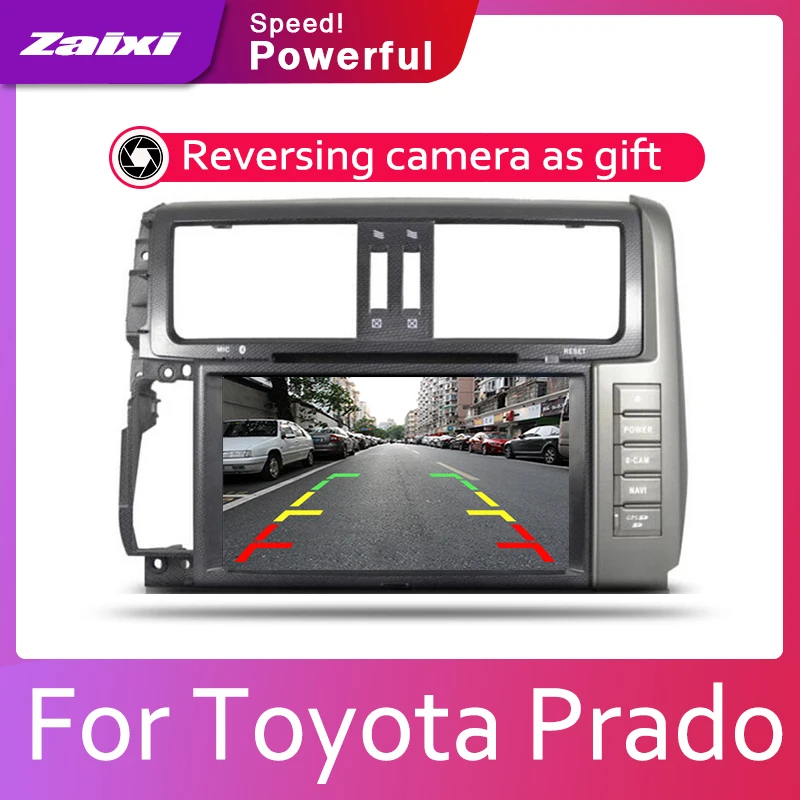 Автомобильный мультимедийный проигрыватель с радио и GPS 2din Android для Toyota Prado 150 2010