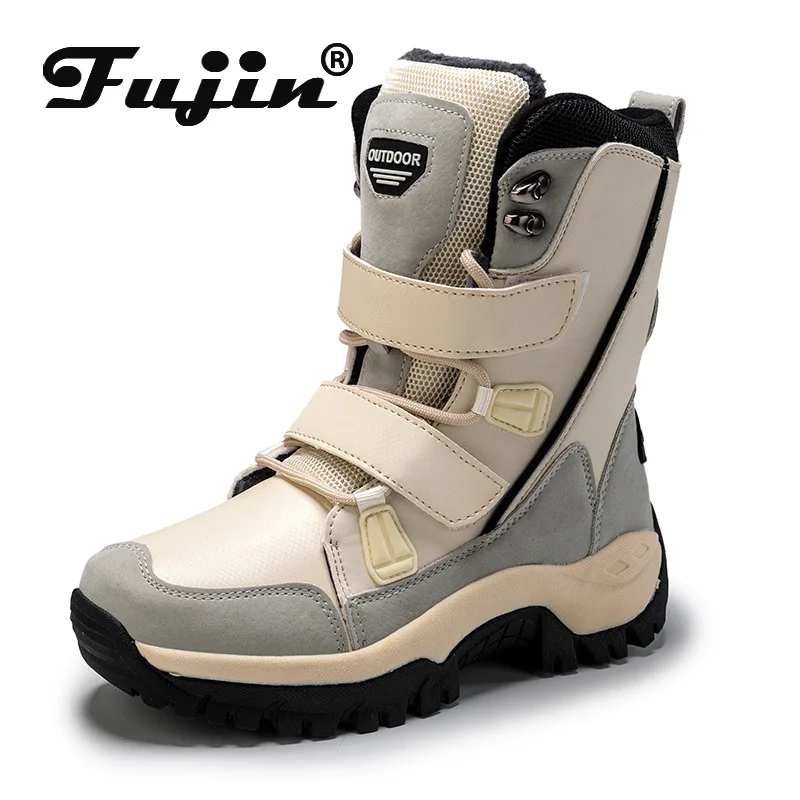 

Fujin Women Winter Boots Outdoor Waterproof Warm Fur Women Snow Boots Female Platform Non Slip Sport Boots Winter Shoes Booties