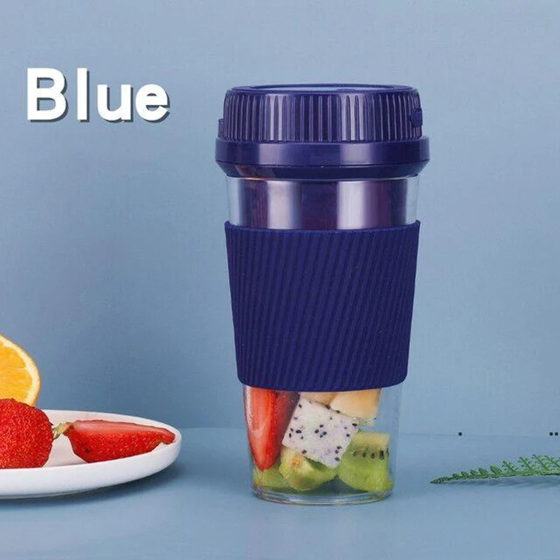 

New Pattern JUICER 250ml Winepress Portable Fast Milk Shake Breakfast Electric Lightweight Juicer Cup Girl Green Apple Pulp
