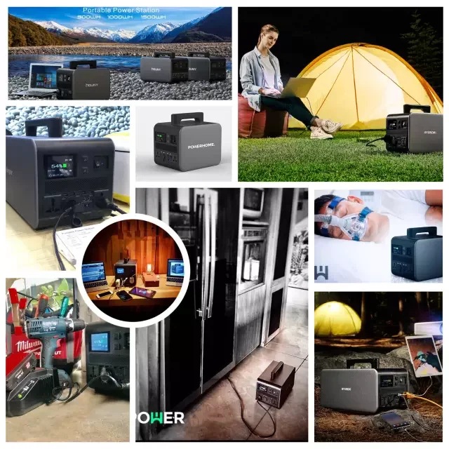 537Wh 110В 220В 5 USB LiFePo4 Power Bank чистая Синусоидальная волна портативный солнечный
