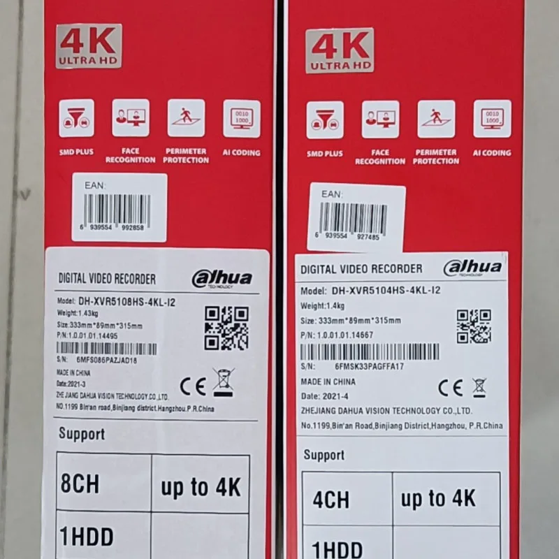 Скидка Компактный цифровой видеорегистратор Dahua DVR XVR XVR5104HS-4KL-I3 4 канала/8 каналов 4K с поддержкой камеры HDCVI 8 МП