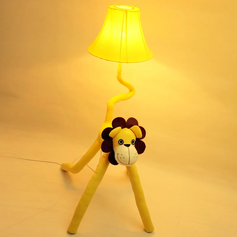 

Cartoon animals landing desk lamp bedroom bedside living room fashion simple remote control room