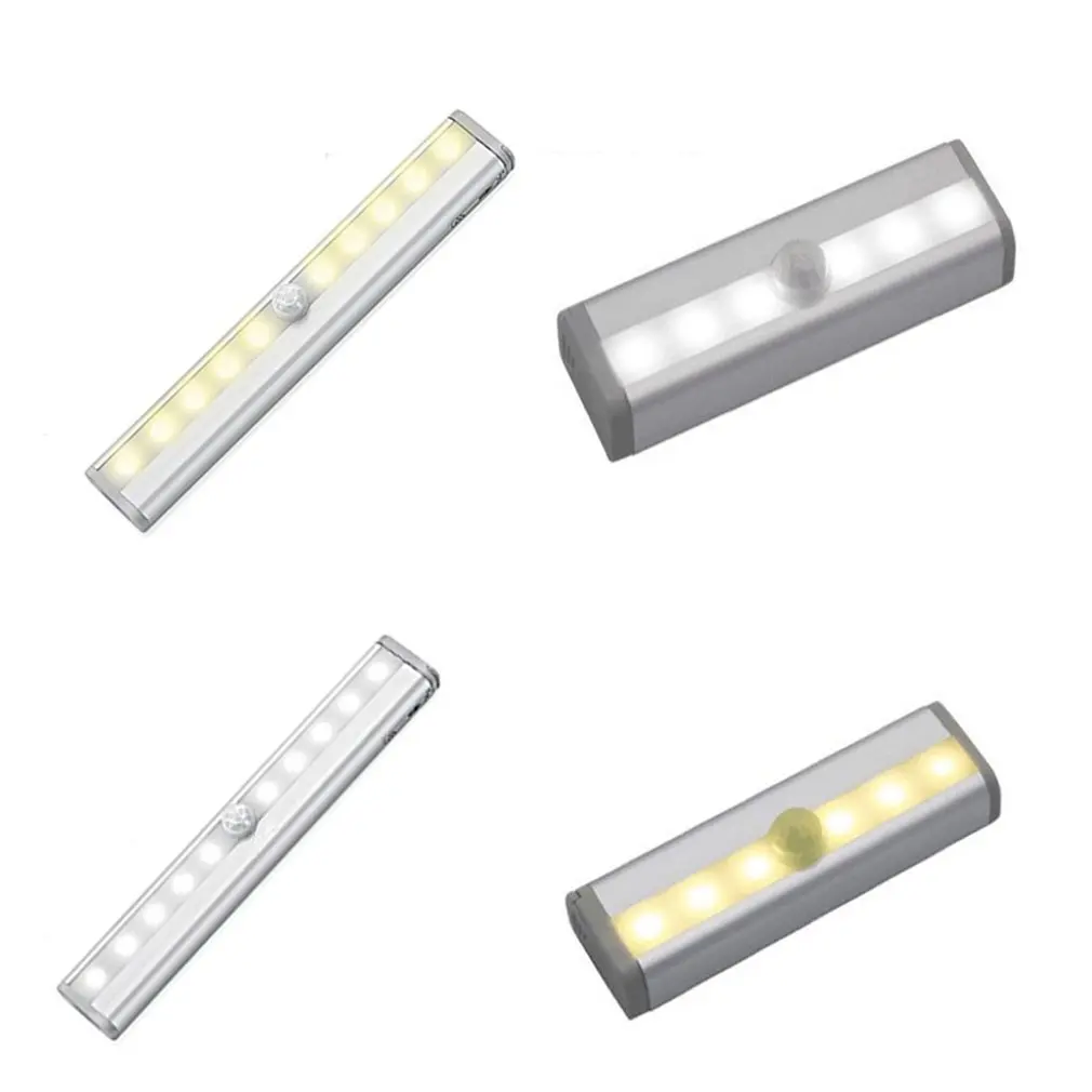 

New6/10 Led Motion Sensor Light Wireless LED Night Light Closet Night Lamp For Bedroom Kitchen Cabinet Staircase Backlight