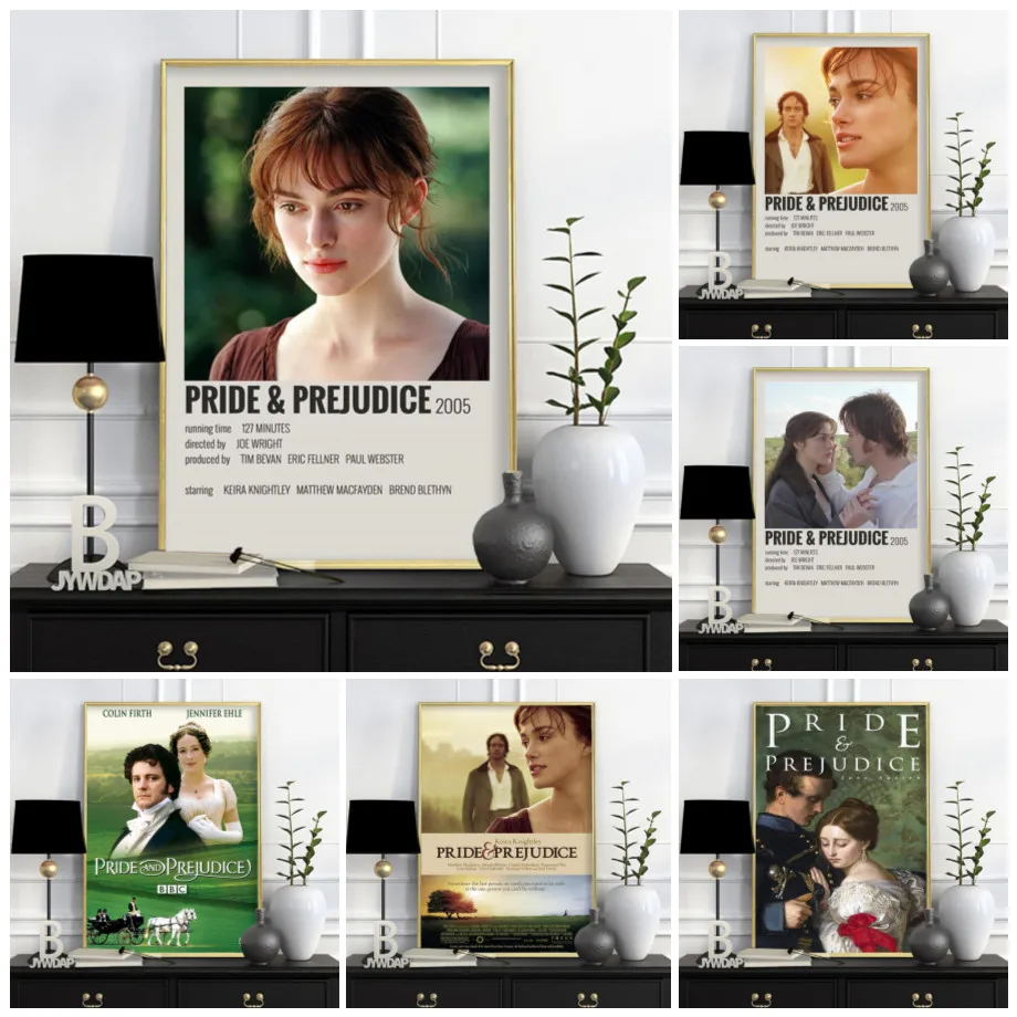 Гордости и ущерба для книги & принты по мотивам фильмов постеров Джейн Остин