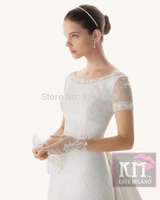 sexy long flowers short sleeve romantic bridal gown 2016 princess casamento vestido de noiva lace wedding dress free shipping