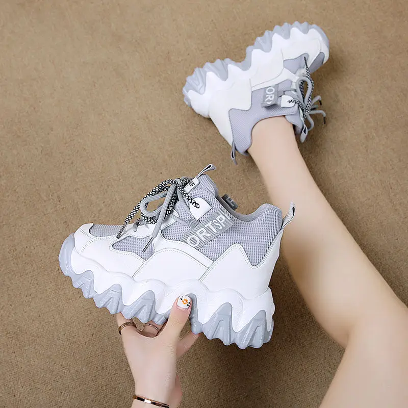 

35-39 size women shoes Height incresing shoes women sandals platform mesh breathable ladies shoe colleges ins students sandals