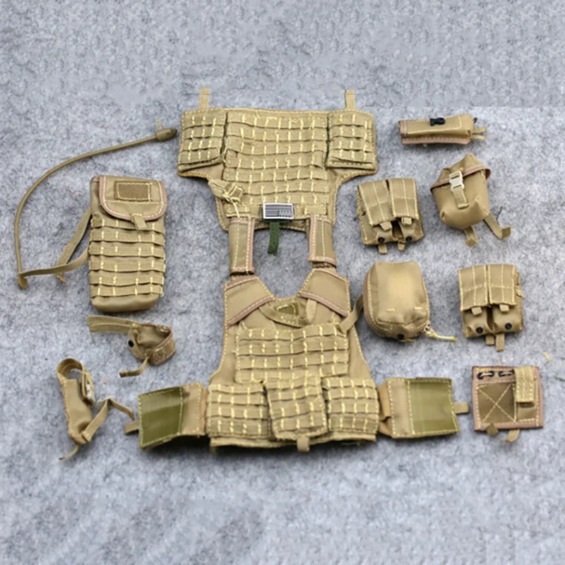 

1/6 Scale US Navy Male Tactical Chest Hanging Bulletproof Vest Men Soldier Body Armor For 12" Action Figure Body Accessories