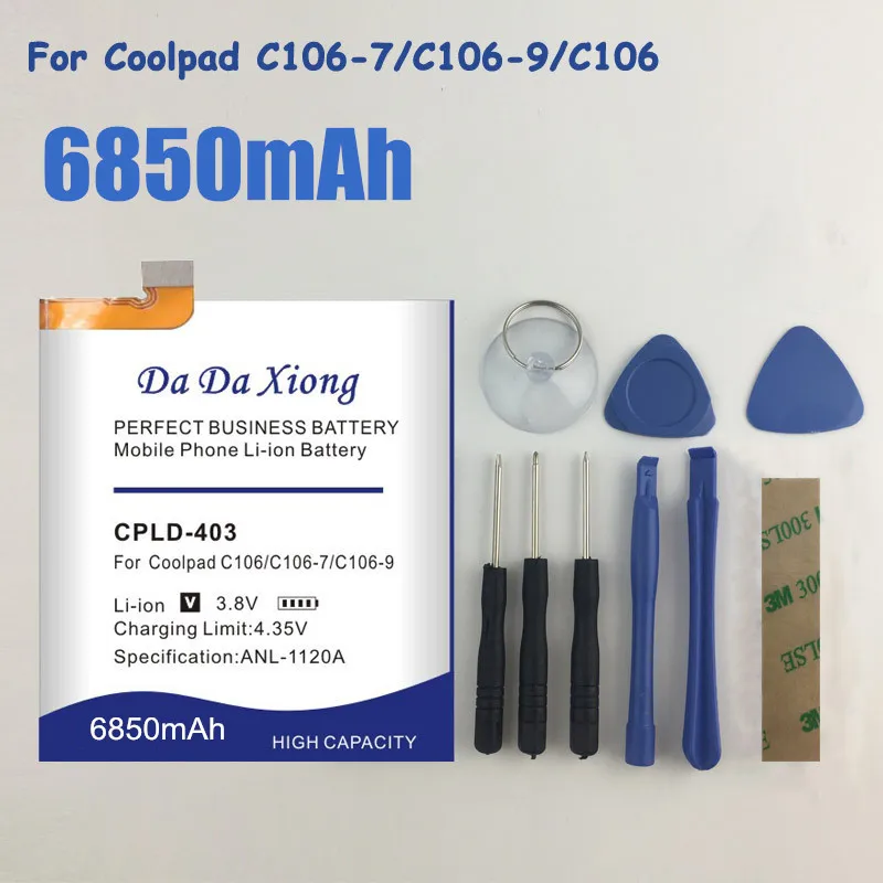 DaDaXiong Оригинальный аккумулятор для Letv LeEco Coolpad Cool1 Cool 1 Dual C106 | Мобильные телефоны и