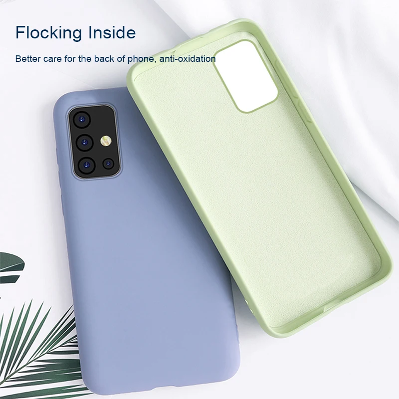 Яркий ТПУ чехол для Samsung Galaxy S20 мягкий однотонный Жидкий телефона Ultra/S20 Plus |