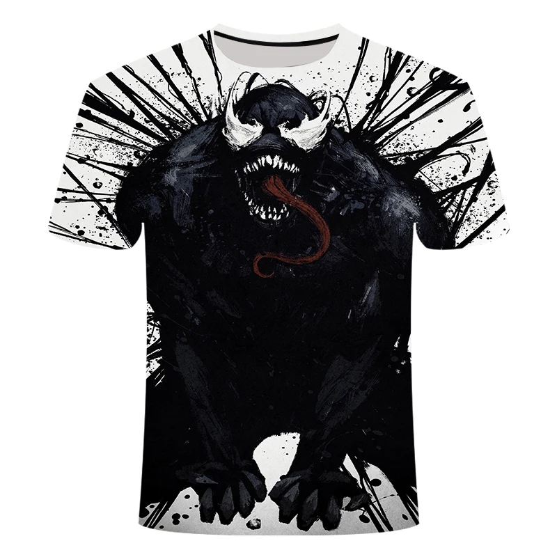 New Men/women T Shirts Venom Compression Shirt 3D Printed Summer Short Sleeve avenger sweatshirt gym hiphop large size 6XL