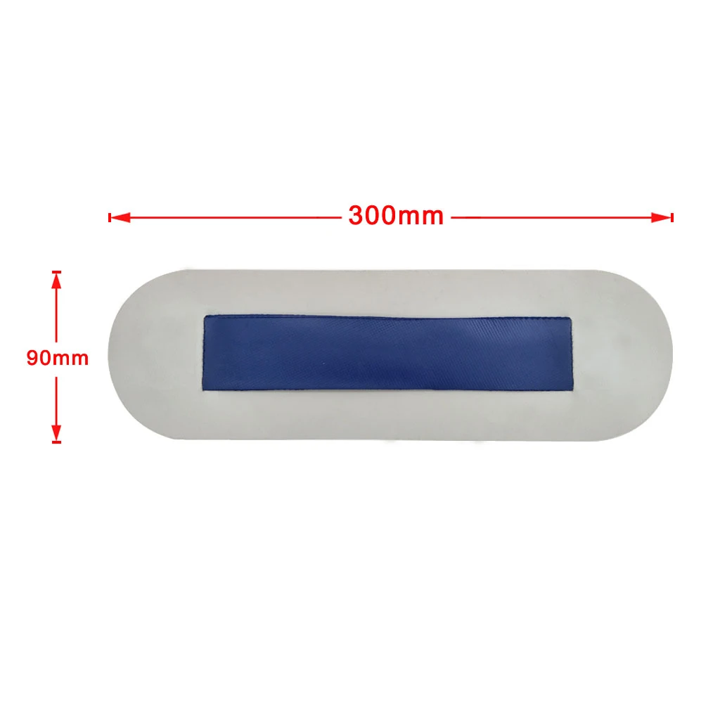 

MagiDeal Waterproof Inflatable Boat PVC Seat Strap/Patches Light Grey Blue