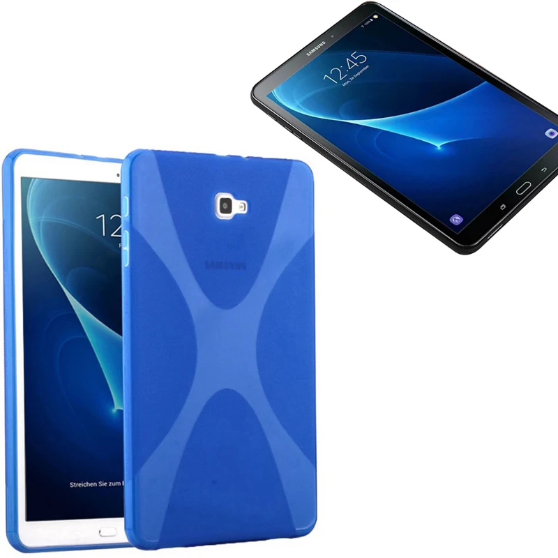 

X-Line X Soft TPU Silicon Case Semi Transparent Clear Gel Cover Skin Shell Case For Samsung Galaxy Tab A 10.1 (2016) T580 T585