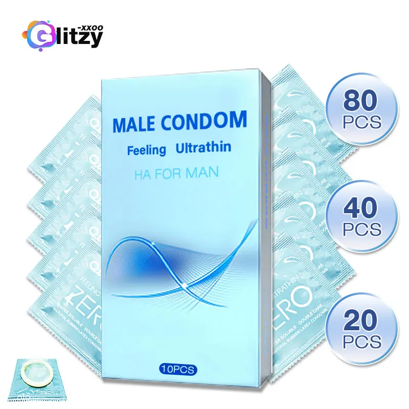Презервативы для мужчин ультратонкие латексные презервативы с гиалуроновой